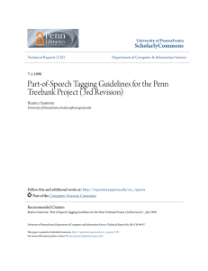 Part-of-Speech Tagging Guidelines for the Penn Treebank Project