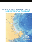 Science Requirements For Marine Spatial Planning