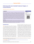 Review Article Femtosecond Laser-Assisted Cataract Surgery: A