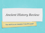 Ancient History Review - Mr. Kash`s History Page
