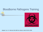 What is the Exposure Control Plan? Bloodborne Pathogens