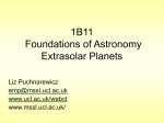 Extrasolar planets