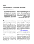 Management of Immune Thrombocytopenic Purpura in Adults