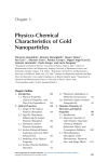 Chapter 3 – Physico-Chemical Characteristics of