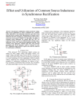 Effect and Utilization of Common Source Inductance in Synchronous