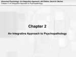 Chapter 2 An Integrative Approach to Psychopathology