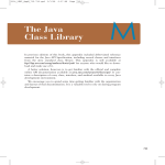 The Java Class Library