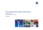 Drivers of Demand for Capital in Global Energy