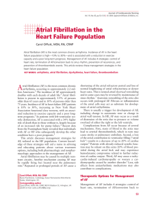 Atrial Fibrillation in the Heart Failure Population