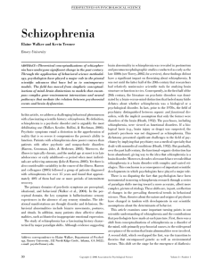 Schizophrenia - SAGE Journals