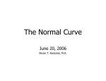 The Normal Distribution, z-scores