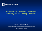 Adult Congenital Heart Disease – “Anatomy”