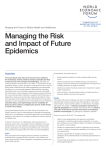 Managing the Risk and Impact of Future Epidemics