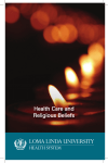 Health Care and Religious Beliefs - Healthcare Chaplains Association