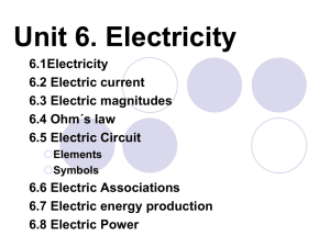 electricity - Technology1eso