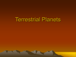 Terrestrial Planets Notes