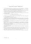 COMMUTATIVE ALGEBRA – PROBLEM SET 1 1. Prove that the