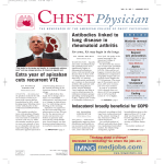 news from the college - American College of Chest Physicians