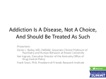 CLAAD Hosts Vision Session on the Disease of Addiction at the