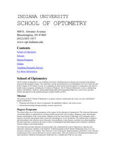 Indiana University School of Optometry