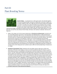 Part III Plant Breeding Terms