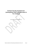National Nursing Standards for Antineoplastic Drug Administration