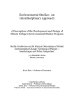 Environmental Studies: An Interdisciplinary Approach