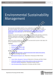 SAMF Environmental Sustainability Management