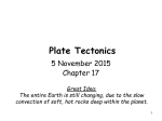 Plate Tectonics - Department of Physics and Astronomy