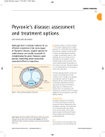 Peyronie`s disease: assessment and treatment options