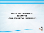 Role of pharmacist