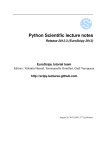 Python Scientific lecture notes - UTH e