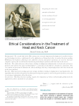 Ethical Considerations in the Treatment of Head and Neck Cancer