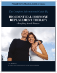 Bio-identical Hormone replacement tHerapy