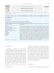 A report of acute atrial fibrillation induced by