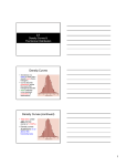 ppt#1 Density Curve and The Normal Distribution
