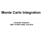 Numerical Integration (with a focus on Monte Carlo integration)