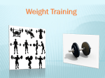 weight training