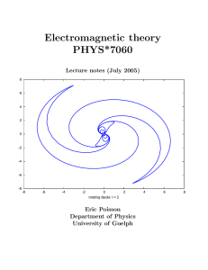 Classical electrodynamics - University of Guelph Physics
