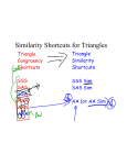 Similarity Shortcuts for Triangles