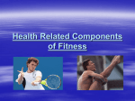Health Related Components of Fitness