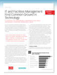 IT and Facilities Management Find Common