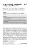New Treatment Guidelines for SjOgren`s Disease