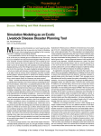 Simulation modeling as an exotic livestock disease disaster