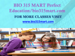 BIO 315 MART Perfect Education-bio315mart.com