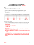 Ramp and Review Worksheet Answers