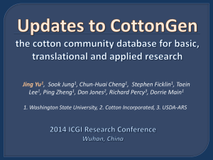 2014-09 ICGI Wuhan Research Conference