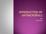 Introduction of antimicrobials.pps