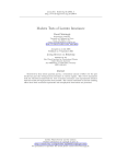 Modern Tests of Lorentz Invariance