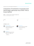 Comparison of treatments to inactivate viral hemorrhagic septicemia